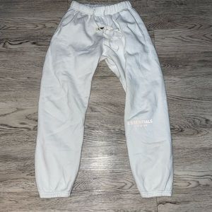 Fear of God White Essentials Sweatpants